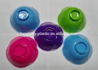 Gobelets en plastique à double paroi colorés et bols réutilisables, écologiques, de qualité alimentaire, durables pour les salades et une utilisation polyvalente