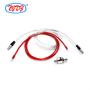 F Female to F Female Surge <strong>Thunder</strong> <strong>Arrester</strong> Device for protection Rg6 Cable Coaxial <strong>Lightning</strong> <strong>Arrester</strong> 5 Inch 10AWG Ground Lead - Product Image 4