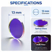 Filtre laser réfléchissant RGB ZhonNa pour équipements laser, pièces de plateforme de test optique, application de combinaison RGB, optique