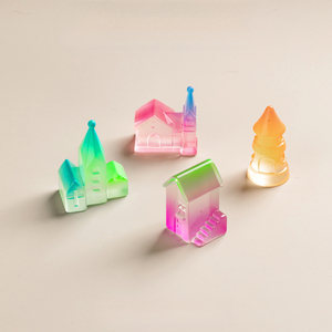 Artículos decorativos KI Zhuojing, <span class=keywords><strong>de</strong></span> alta gama, estilo cuento <span class=keywords><strong>de</strong></span> <span class=keywords><strong>hadas</strong></span>, castillo luminoso, pastel <span class=keywords><strong>de</strong></span> micropaisaje, accesorios - Product Image 3