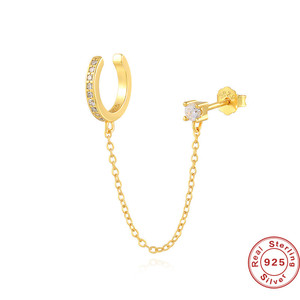 ต่างหูเงินแท้ S925 แบบหนีบ ไม่ต้องเจาะ ดีไซน์เก๋ไก๋ ทันสมัย - Product Image 5