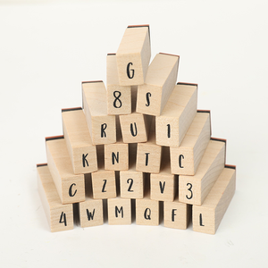 Oferta Especial: Juego de Sellos de <span class=keywords><strong>Goma</strong></span> de Madera con Alfabeto <span class=keywords><strong>EVA</strong></span> OEM al por Mayor para Juguetes Infantiles, Logotipos, Manualidades, Scrapbooking y Uso DIY al por Menor - Product Image 2