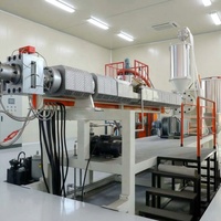 Machine de production de plaques et de panneaux en plastique transparent PE PS, extrudeuse à vis simple, haute production, capacité de 200 à 500 kg/h