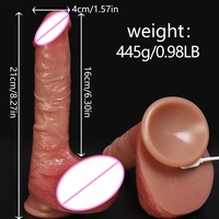 Professioneller Realistischer Stoßender Vibrator mit 42°C Intelligenter Heizung und Fernbedienung für Erwachsene