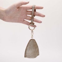 Alarme personnelle OEM, porte-clés de sécurité, mini alarme de sécurité avec étui en cuir, accessoire de suspension pour sac, breloque d'alarme pour sac