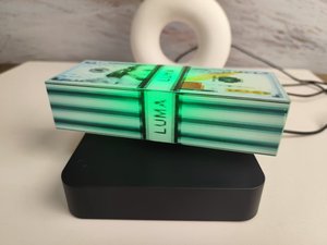 Modèle de lumière nocturne créative HCNT avec effet de flottement d'argent, lumière dégradée à 16 couleurs avec télécommande, un produit tendance et technologique - Product Image 4