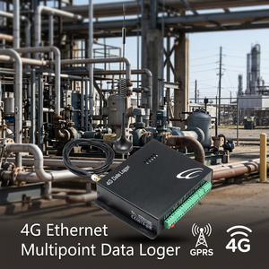 4G Ethernet Multipoint Data Logger With Antenna Metal Housing No Display <b>Temperature</b> Data Logging Device - Product Image 1