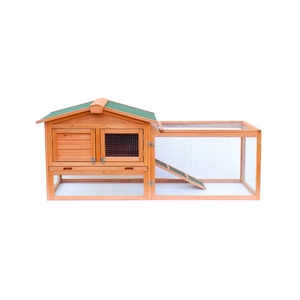 Conigliera di legno all'ingrosso della fabbrica con la corsa - Product Image 1