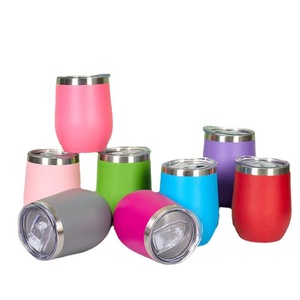 Stainless Steel Tumbler 12 Oz Insulated Cup With Lid For Travel Outdoor Use Multiple Colors Available - Product Image 1