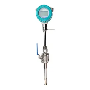 4-20mA/Pulse/RS485 Common Steady-state Gas Insertion Connection Flowmeters Thermal Gas Mass Flow Meter