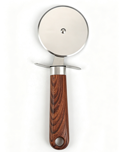 Rotella Tagliapizza <span class=keywords><strong>in</strong></span> Acciaio Inossidabile con Manico Effetto Legno, Multi-Misura, Rotante - Product Image 4