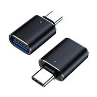 Adaptateur Mini OTG D1157 en aluminium USB-C/USB 3.1 Type C mâle vers USB 3.0/30 femelle, adaptateur Tipo C vers USB 3.0 OTG