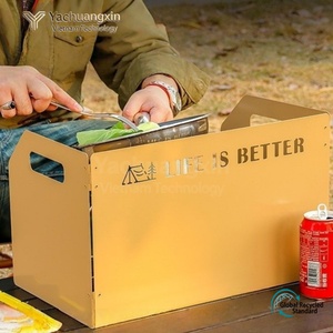 Déflecteur de vent pliable portable pour réchaud à gaz, en aluminium, pour camping et cuisson en extérieur, avec poignée, pour 1 à 2 personnes - Product Image 4