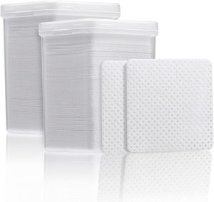 Lint Free Lash <b>Extension</b> Glue Wipes Cotton Adhesive Cleaning Pads <b>Nail</b> Polish Remover Beauty Salon Supplies - Product Image 2