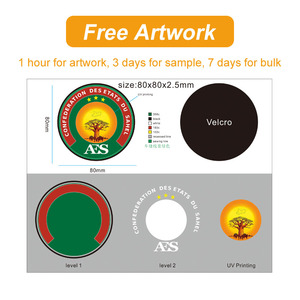 Logo Personnalisé en PVC 3D en Silicone et Caoutchouc Souple Thermocollant en Relief, Étiquette pour Vêtement, Patch en Caoutchouc pour Habits - Product Image 5