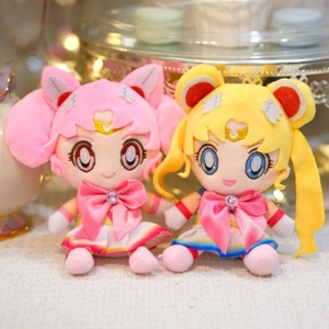Portachiavi <span class=keywords><strong>Sailor</strong></span> <span class=keywords><strong>Moon</strong></span> da 4 pollici (10 cm) - Mini Bambola da Macchina Artiglio, Personaggio Anime, Peluche per Ragazze - Product Image 2