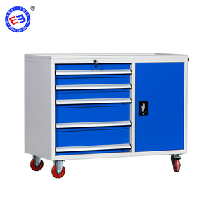 Industrial metal Tool chest Workbench,Customizable 5 drawers tool cabinetwith hand tool set