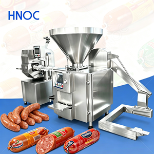 Máquina Eléctrica para Rellenar Salchichas Industriales HNOC, Rellenadora de Salchichas Rusas, Máquina para Hacer Chorizo - Product Image 1