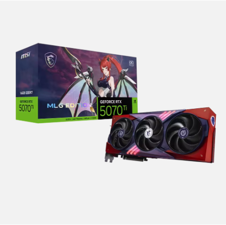 RTX 5070Ti 16G MLG OC Fan Cooling Graphics Card Gaming GPU DirectX 12 PCI 4.0 Advanced Cooling
