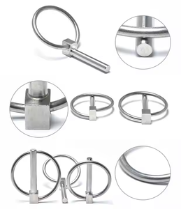 304 316 Safety O/D T pegangan bola, tipe kunci pipa inci Pin kunci traktor Pin kait