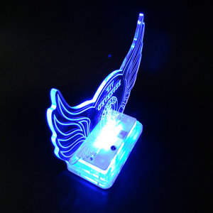 Exhibidor de Acrílico Portátil para Punto de Venta con Luz LED para Clientes VIP, Decoración Elegante para Mesa de Bar y Accesorios para Vino, Calidad Premium - Product Image 6