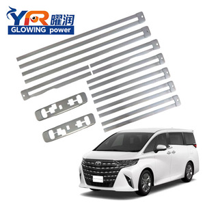 Protection de rail de siège arrière en acier inoxydable pour Alphard Vellfire série 40 (2026) – Bande de modification intérieure - Product Image 2