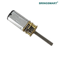 Motor de CC con Escobillas de Metal BringSmart SRN30-D3*20mm 12v con Caja de Cambios para Juguetes, Motor de CC de Imán Permanente de Baja Velocidad y Alto Torque de 3v