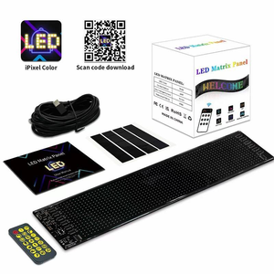Pannello <span class=keywords><strong>LED</strong></span> Dinamico 'Devil Eyes' 320x160mm, 5W, per Auto e Camion, Luce Flessibile 100-240V AC, 4K HDR10, Nuovo Elemento Decorativo - Product Image 2
