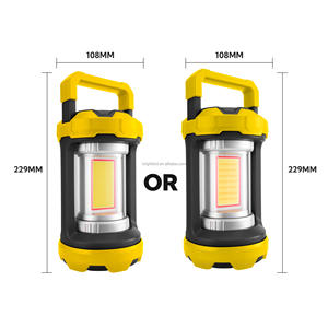 Lanterne de camping LED portable Bright Bird 2000 lumens, rechargeable, pour jardin, indice de protection IP44, intensité réglable, lumière suspendue pour vanité, tente, rouge - Product Image 2