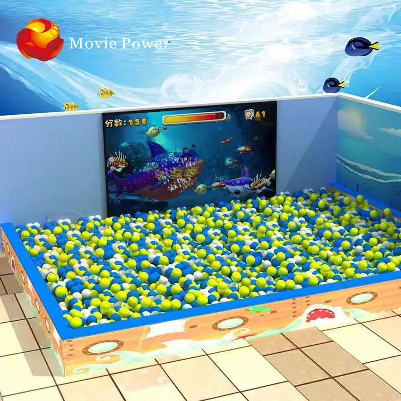 كسب المال السحر 3d أرضية تفاعلية للأطفال نظام الإسقاط جدار ألعاب الفيديو للأطفال