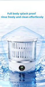 Mini Lavadora Compacta con Cesta de Drenaje Integrada, Base Antideslizante y Gran Salida de Drenaje para el Cuidado de <span class=keywords><strong>Ropa</strong></span> Delicada - Product Image 2