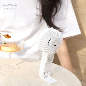 Mini ventiladores de mano portátiles recargables con batería, promoción barata - Product Image 5