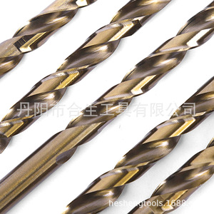 Brocas métricas Hesheng de longitud estándar M35 de acero al cobalto de alta velocidad con vástago recto para perforación de placas metálicas - Product Image 4