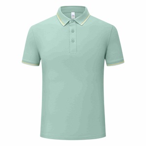 Polo de Algodón Piqué para Hombre, Manga Corta, Transpirable, Ropa de Trabajo de Verano, Impresión de Logotipo Personalizado - Product Image 1