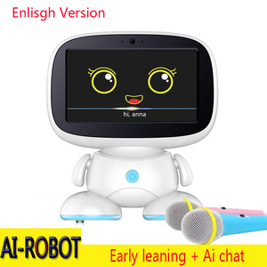 Robot IA version commerce extérieur, prend en charge plusieurs langues (allemand, français, italien, indonésien) - Jouet éducatif en plastique - Product Image 5