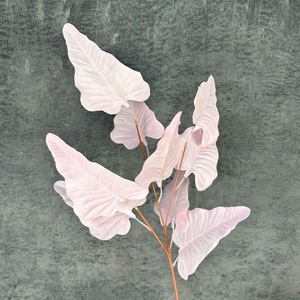 Feuilles de <span class=keywords><strong>Calla</strong></span> artificielles réalistes à 3 branches, décorations florales artisanales colorées pour Thanksgiving, la remise des diplômes et la maison, vente en gros - Product Image 5
