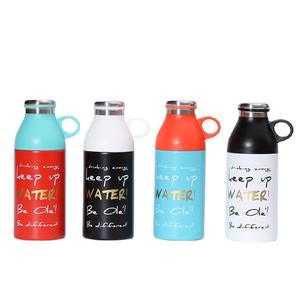 Bouteille d'eau portable en acier inoxydable 304 sous vide avec poignée, tasse de voyage - Product Image 2