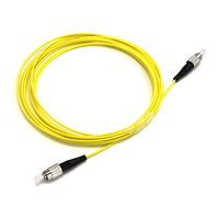 Cordon de brassage fibre optique FC UPC vers FC UPC, monomode simplex, LSZH PVC, pour communication réseau FTTH en intérieur