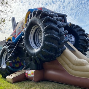 Personnalisé gonflable Grave digger monstre camion rebond maison sautant château gonflable - Product Image 3