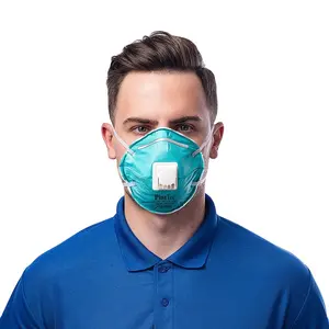 Wholesale FFP2 NR Disposable Valved Dust Masks EN 149 CE Particulate Respirator From Factory