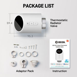 Vanne thermostatique intelligente pour <span class=keywords><strong>radiateur</strong></span> Beok TRV705 Tuya WiFi - Product Image 6