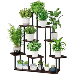 Support pour plantes en pot, <span class=keywords><strong>étagère</strong></span> haute pour plantes d'intérieur, supports à fleurs, <span class=keywords><strong>étagère</strong></span> pour plantes pour jardin, balcon, salon - Product Image 5
