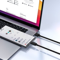 Câble USB 2.0 vers USB C 3A à charge rapide, cordon de données tressé en nylon, cuivre sans oxygène pour téléphone, tablette, ordinateur portable