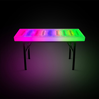 Table basse intelligente moderne de luxe pour salon avec LED, réfrigérateur tactile BT, chargeur sans fil et haut-parleur USB