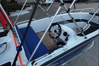 Bateau de pêche à console centrale sans fil pour 4 personnes, bon marché, en haute mer, avec moteur hors-bord, GPS, bateau électrique pour surfeur