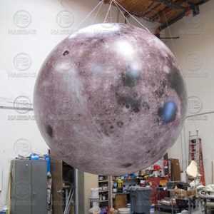 Khuyến mãi sự kiện trang trí nội thất khổng lồ LED Inflatable Trái Đất mặt trăng Hành Tinh bóng Inflatable tám hành tinh năng lượng mặt trời hệ thống - Product Image 4