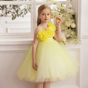 Robe de princesse pour filles, tenue de spectacle, de bal, de mariage, élégante, pour fête, scène, concours, anniversaire, ensemble de costumes - Product Image 1