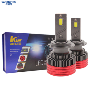 CAR-REFINE K12 MAX 200W 20000LM H7 coche luz Led 12V Led faro bombilla lámpara Canbus H1 H3 H8 H9 H11 9005 LED faro para <span class=keywords><strong>BMW</strong></span> - Product Image 1