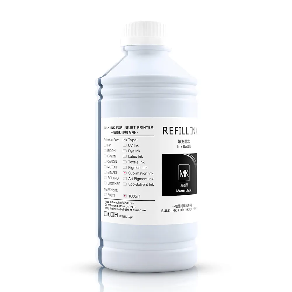 MWEI 1000ML/Bottle Printer Manufacturers Bulk Refill Dye Sublimation Ink For Epson 9900 7710 9710 7700 9700 7890 9890 7908 9908