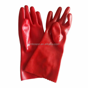 Gants de travail en caoutchouc PVC à manches longues, entièrement enduits, résistants aux produits chimiques, antidérapants, résistants à l'abrasion et aux perforations - Product Image 5